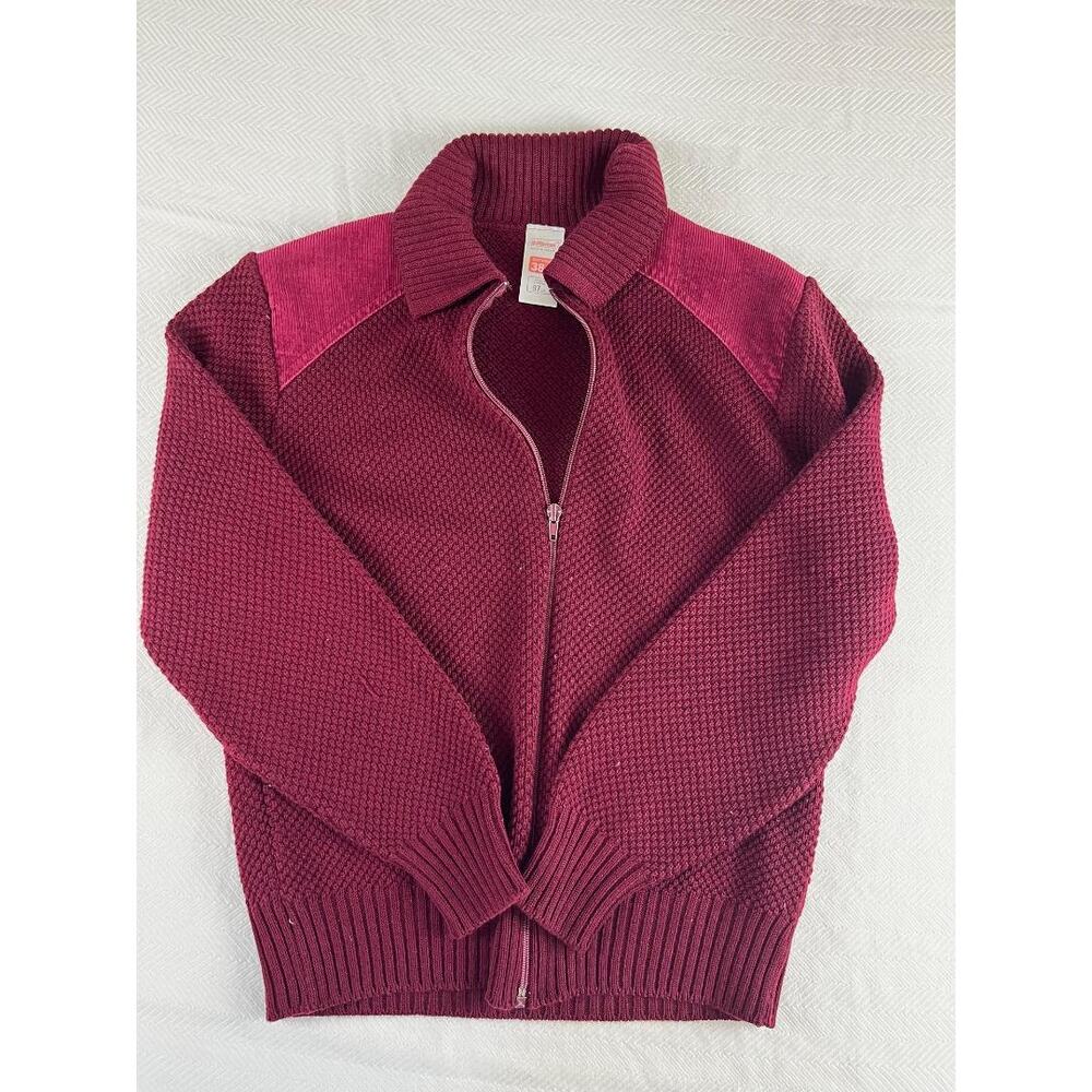 Mens Rare UK St Michael Red Sweater Excellent Condition r2/31